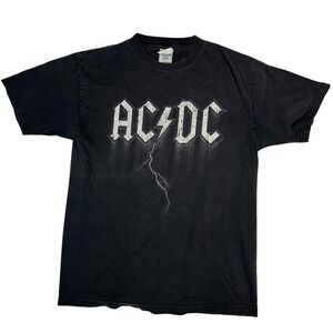 Vintage AC/DC Band T Shirt Alstyle Apparel Black Music AAA Tag Tee Medium